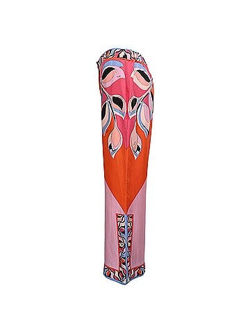 Emilio Pucci Emilio Pucci Heliconia-Print Trousers in Multicolor Silk (view 2)
