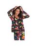 Johnny Was Floral Tropical Multi Color Black Pullover Hoodie Size XL - photo 1