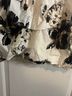 Ruby Rox 97% Cotton 3% Spandex 100% Polyester Floral Black White Casual Dress Size S - photo 4