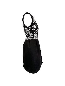 Sandro Sandro Paris Romantic Guipure Lace Mini Dress in Black Polyester (view 2)