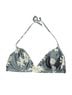 Roxy Floral Gray Swimsuit Top Size M - photo 1