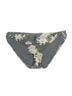 Roxy Floral Gray Swimsuit Bottoms Size L - photo 1