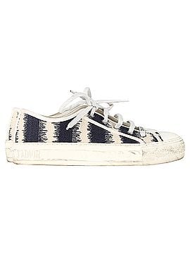 Christian Dior Dior D-Stripes Walk 'N' Dior Low-Top Sneakers in Multicolor Canvas (view 1)