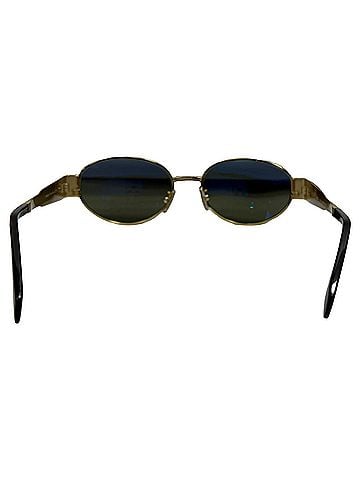 Céline Celine Triomphe Sunglasses in Gold Metal (view 2)