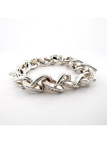 Tiffany & Co. Tiffany &amp; Co. Forge Large Link Bracelet 72548248, 16 links, Ag925 Silver (view 1)
