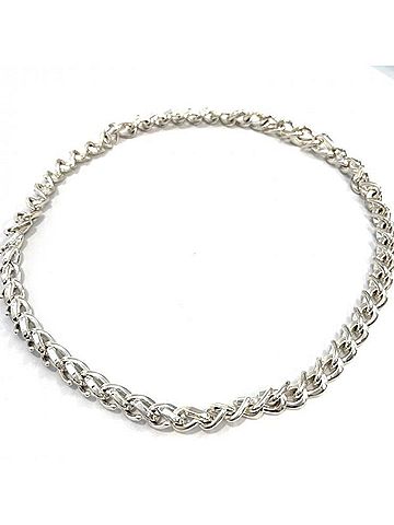 Tiffany & Co. Tiffany &amp; Co. Forge Medium Link Necklace, Ag925 Sterling Silver, 131.3g (view 2)