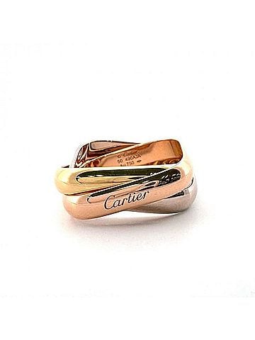 Cartier Cartier Trinity Cushion Ring Classic Model, Size #50, 18K Gold (Au750), (view 1)