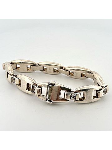 Hermès Hermes HERMES Bracelet Cassiopeia SV925 Silver 65g Vintage (view 2)