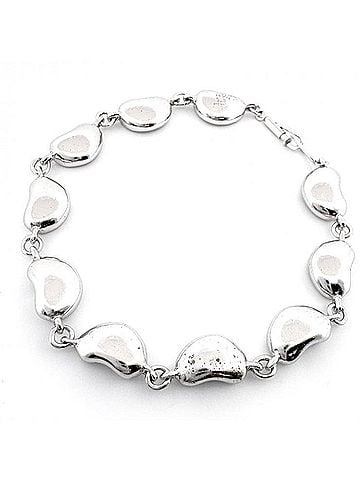 Tiffany & Co. TIFFANY&amp;Co. Elsa Peretti Bean Design Bracelet 10P Ag925 Tiffany (view 2)