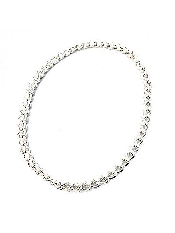 Tiffany & Co. Tiffany &amp; Co. Forge Medium Link Necklace, Ag925 Sterling Silver, 133.5g (view 2)