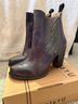 BED|STU 100% Leather Multi Color Blue Boots Size 10 - photo 5