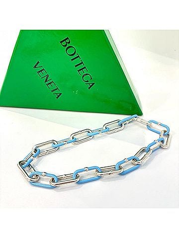 Bottega Veneta BOTTEGA VENETA SV925 Chain Necklace Choker Bicolor Bottega Veneta (view 1)
