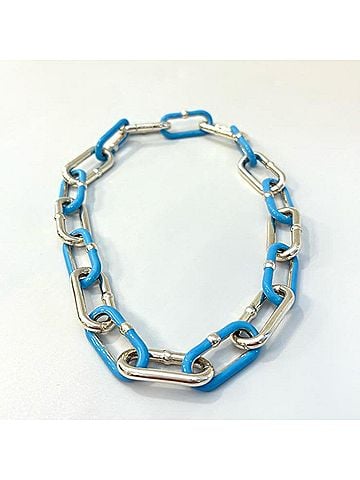 Bottega Veneta BOTTEGA VENETA SV925 Chain Necklace Choker Bicolor Bottega Veneta (view 2)