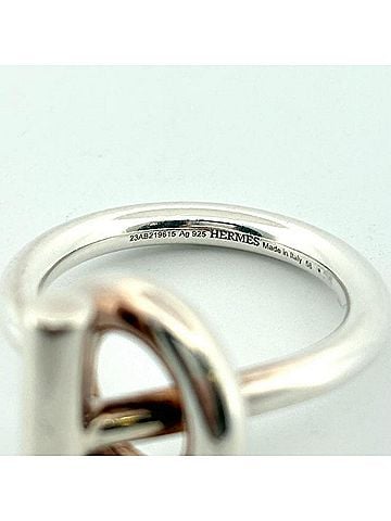 Hermès HERMES Echappé MM #58 Ag925 Ring (view 2)