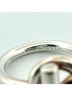 Hermès 100% Sterling Silver Silver Toned HERMES Echappé MM #58 Ag925 Ring One size - photo 3