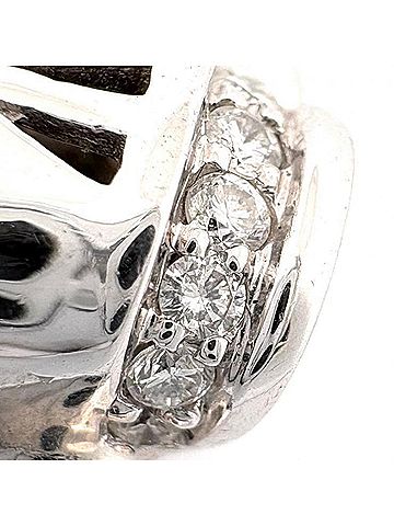 Christian Dior Christian Dior K18WG Diamond Fiancée de Vampire Pendant Top Skull (view 2)