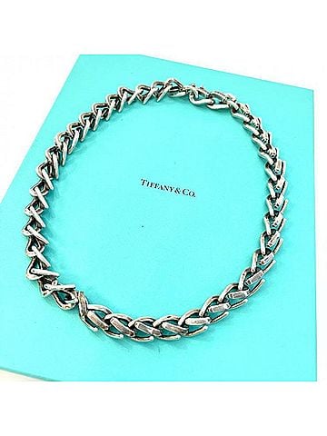 Tiffany & Co. Tiffany &amp; Co. Forge Medium Link 18-inch Necklace, Ag925, 203.4g, Oxidized Finish (view 1)