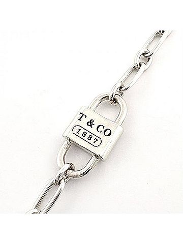Tiffany & Co. Tiffany &amp; Co. 1837 Small Double Lock Bracelet, 7.4g, Ag925 Silver (view 2)