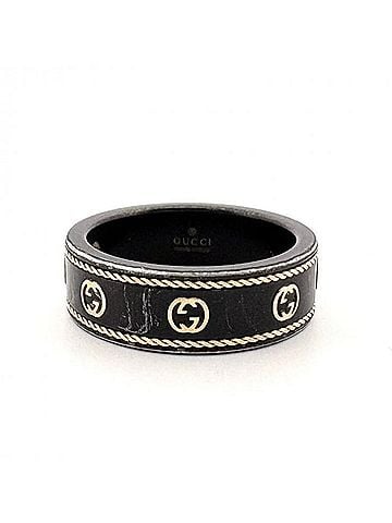 Gucci GUCCI Interlocking G Icon Metal Ring Au750 (Gucci Ring) (view 2)
