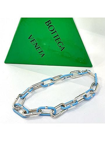 Bottega Veneta BOTTEGA VENETA SV925 Chain Necklace Choker Bicolor Bottega Veneta (view 1)