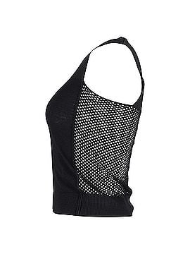 Lanvin Lanvin Mesh Top in Black Cotton (view 2)