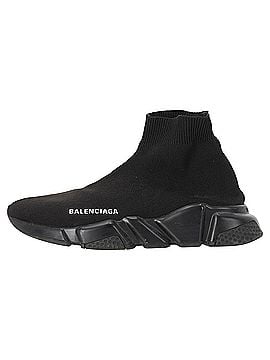Balenciaga Balenciaga Speed Sneakers in Black Polyester (view 2)