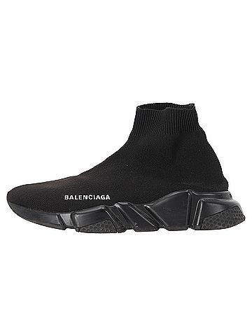 Balenciaga Balenciaga Speed Sneakers in Black Polyester (view 2)