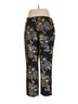Chico's Floral Black Gold White Casual Pants Size 3 - photo 2
