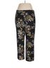 Chico's Floral Black Gold White Casual Pants Size 3 - photo 1