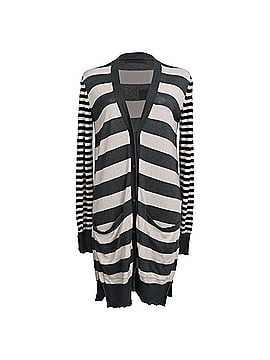 Max Mara Max Mara Striped Knitted Cardigan in Multicolor Silk (view 1)
