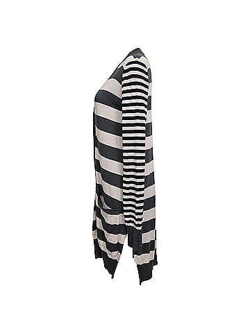Max Mara Max Mara Striped Knitted Cardigan in Multicolor Silk (view 2)