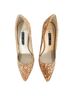 Alice + Olivia Floral Tan White Heels Size EU 40 - photo 10
