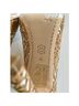 Alice + Olivia Floral Tan White Heels Size EU 40 - photo 8
