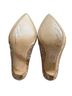 Alice + Olivia Floral Tan White Heels Size EU 40 - photo 9