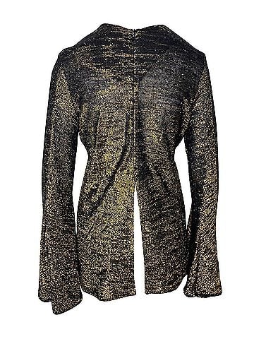 Ellery Ellery Inception Fluted Sleeve Top in Black Viscose (view 2)