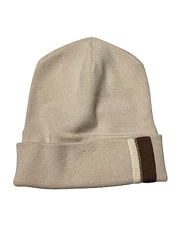 Brunello Cucinelli Brunello Cucinelli Knit Beanie With Monili in Beige Cashmere (view 1)