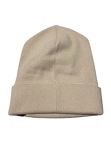 Brunello Cucinelli Brunello Cucinelli Knit Beanie With Monili in Beige Cashmere (view 2)