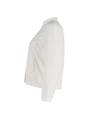 Jil Sander Jil Sander Short Jacket in White Silk (view 2)