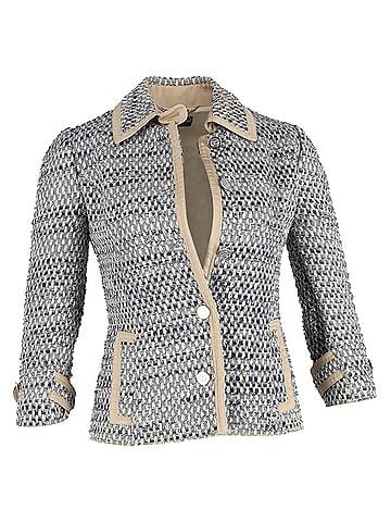 Dolce & Gabbana Dolce &amp; Gabbana Metallic Tweed Jacket in Multicolor Cotton (view 1)