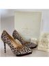 Charlotte Olympia 100% Suede Leopard Print Multi Color Heels Size 7 - photo 3