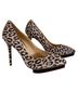 Charlotte Olympia 100% Suede Leopard Print Multi Color Heels Size 7 - photo 1