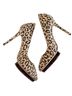 Charlotte Olympia 100% Suede Leopard Print Multi Color Heels Size 7 - photo 5