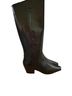 J.Crew 100% Leather Black Boots Size 10 1/2 - photo 2