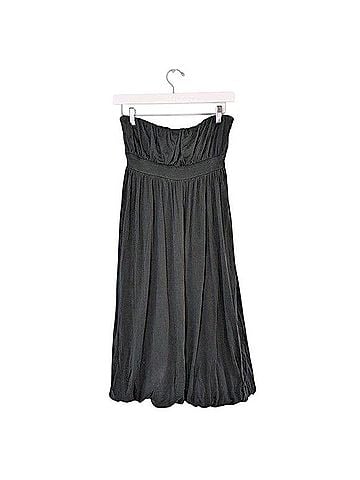 Banana Republic Bubble Midi Ruched Dress Cocktail Dress (view 1)