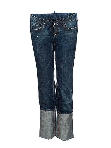 Dsquared2 Dsquared2, Blue jeans with extra high turned pipes in size IT42/S. (view 1)