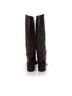 Prada 100% Leather Black Prada, black grained leather boots. Size EU 37 1/2 - photo 5