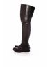 Prada 100% Leather Black Prada, long black leather boots. Size EU 37 - photo 2