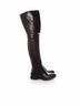 Prada 100% Leather Black Prada, long black leather boots. Size EU 37 - photo 4