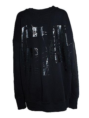 Faith Connexion Faith Conexxion, black sweater with shiny print (view 2)