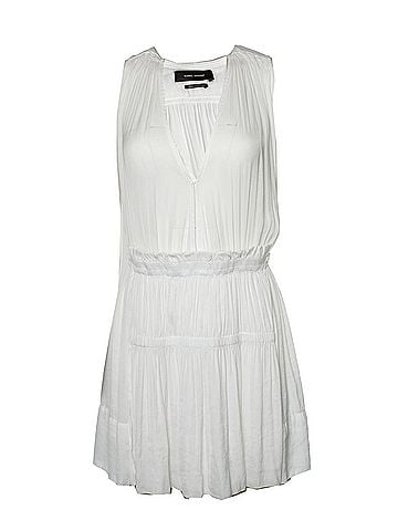Isabel Marant Isabel Marant, White sheer dress with ruffles (view 1)